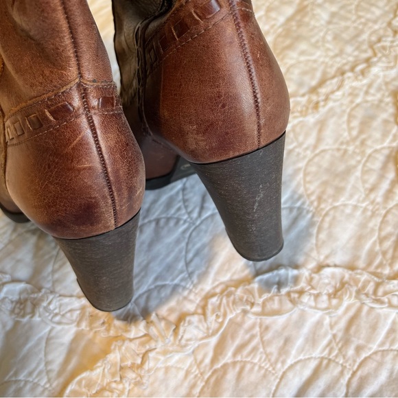 Gianni Bini Buckaroo211 Brown Tall Heeled Boots - Picture 7 of 7